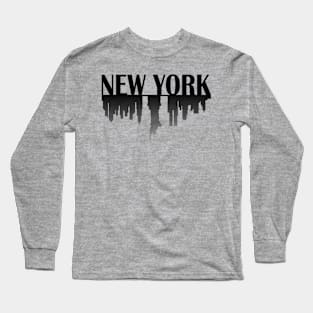 New York Skyline 2 Long Sleeve T-Shirt